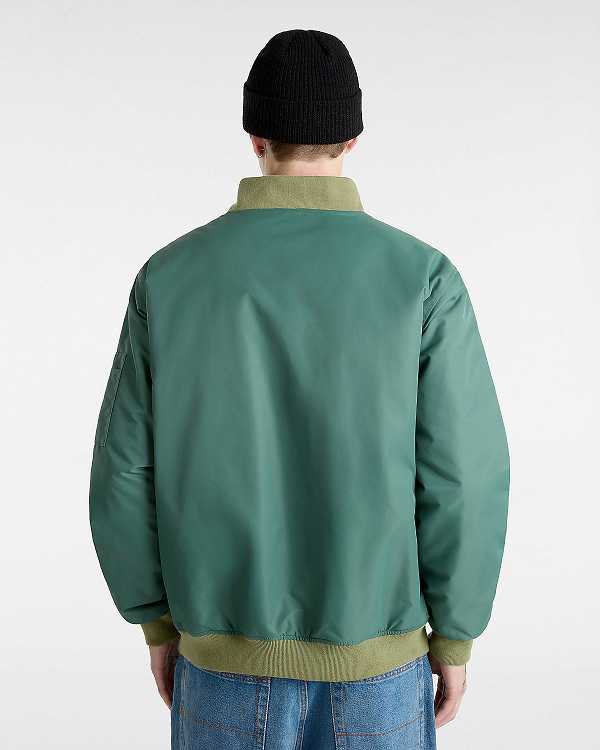Green Men Vans Copley Bomber Jackets Canada | VN0213685