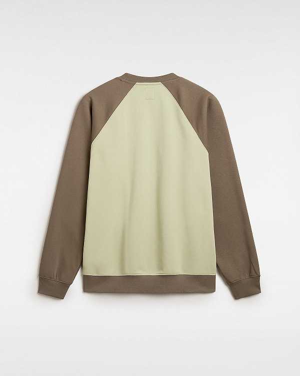 Green Men Vans Core Basic Raglan T Shirts Canada | VN5790186