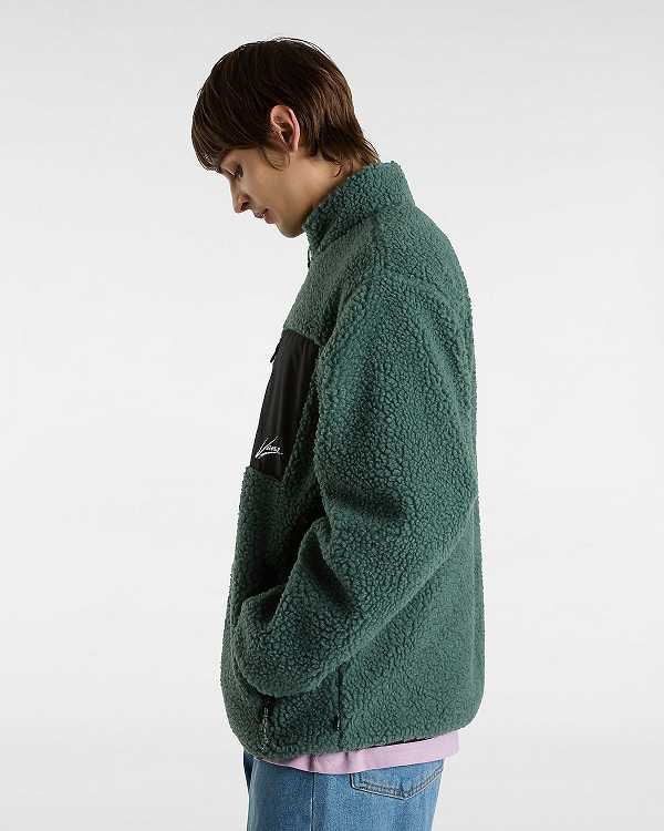 Green Men Vans Dettori Full Zip Jacket Canada | VN5238697