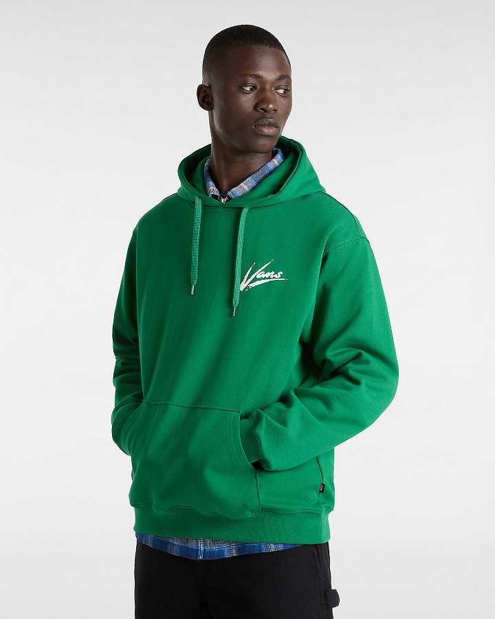 Green Men Vans Dettori Loose Hoodie Canada | VN3801724