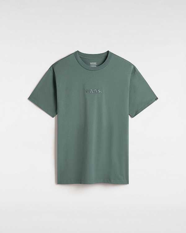 Green Men Vans Essential Loose T Shirts Canada | VN6792184