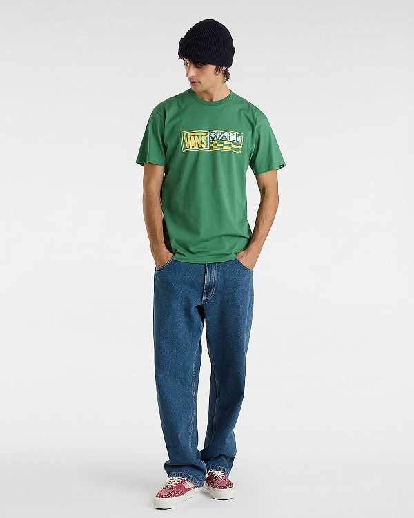 Green Men Vans Hi Stretch T Shirts Canada | VN6253971