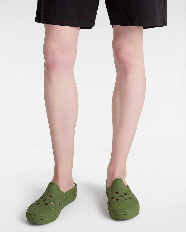 Green Men Vans MTE Slip-On TRK Mules Canada | VN9413560