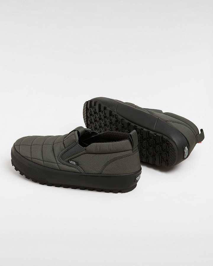 Green Men Vans MTE Snow Lodge Slipper Mid X Blake Paul Slippers Canada | VN0736285