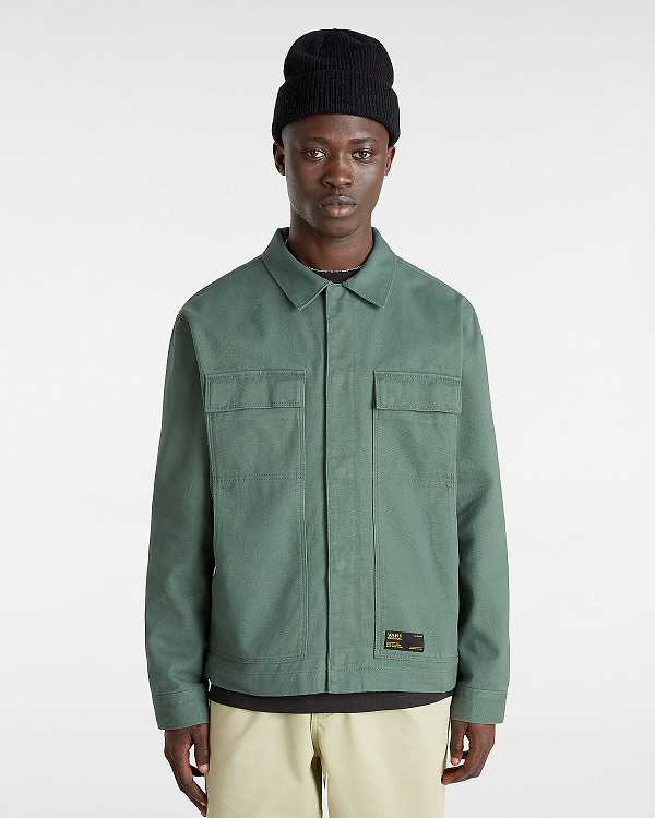 Green Men Vans Mcavoy Station Jacket Canada | VN6192540