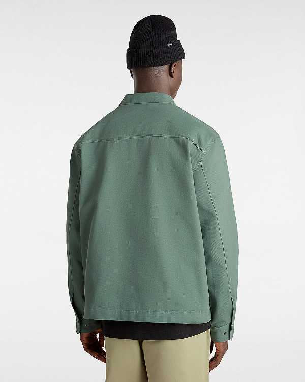 Green Men Vans Mcavoy Station Jacket Canada | VN6192540