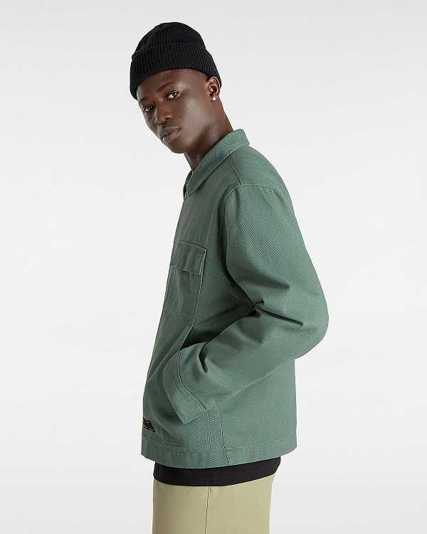Green Men Vans Mcavoy Station Jacket Canada | VN6192540