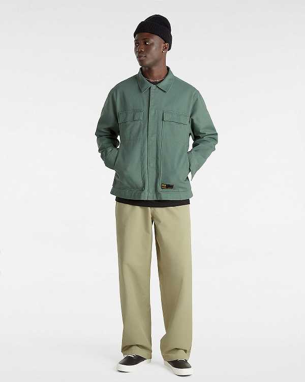 Green Men Vans Mcavoy Station Jacket Canada | VN6192540