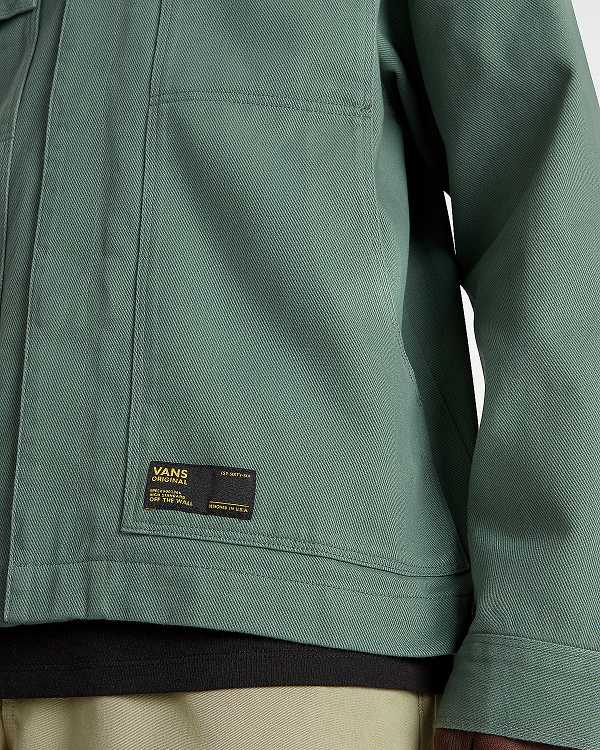 Green Men Vans Mcavoy Station Jacket Canada | VN6192540