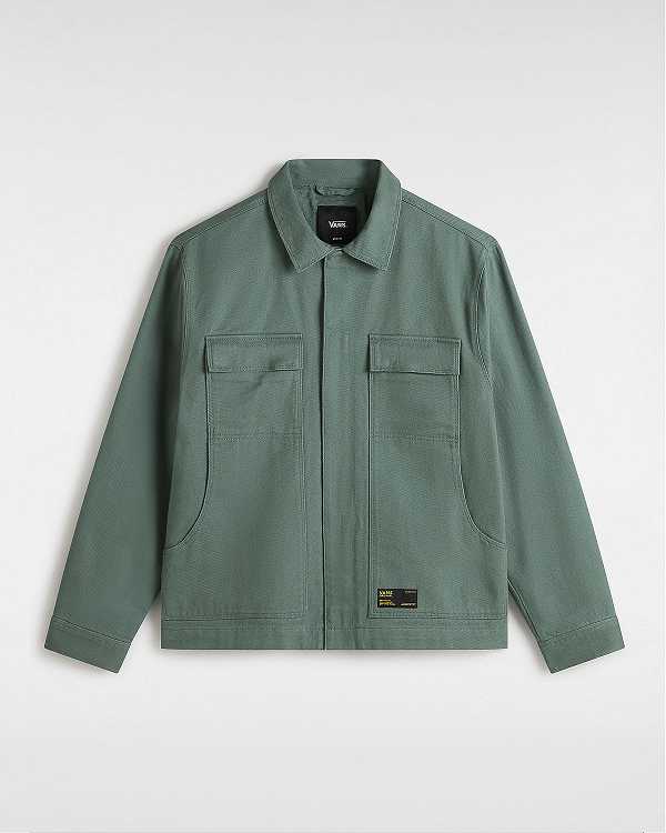 Green Men Vans Mcavoy Station Jacket Canada | VN6192540
