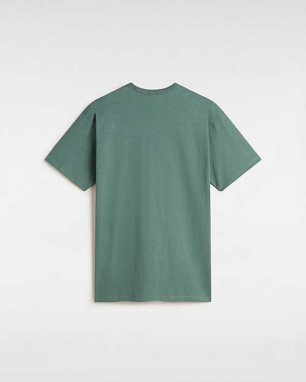 Green Men Vans Off The Wall II T Shirts Canada | VN8901237