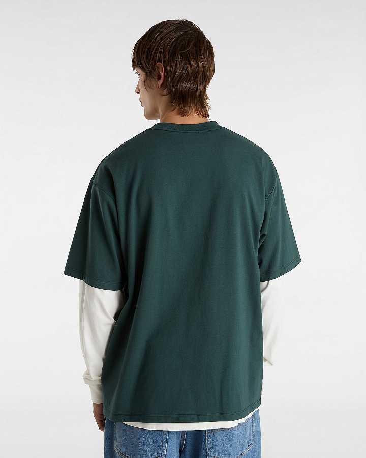 Green Men Vans Original Standards T Shirts Canada | VN5813607
