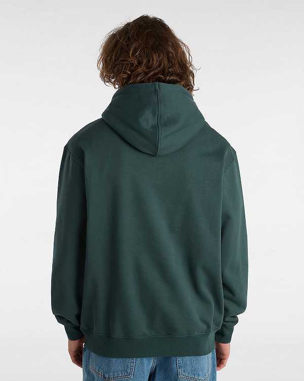 Green Men Vans Oval Loose Hoodie Canada | VN9861450