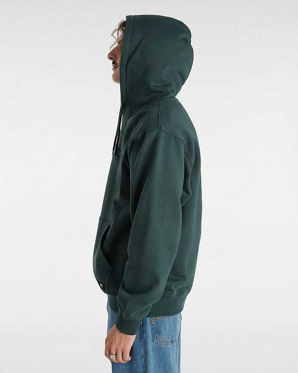 Green Men Vans Oval Loose Hoodie Canada | VN9861450