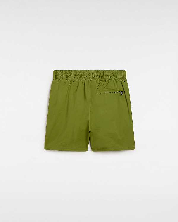 Green Men Vans Primary Solid Elastic Boardshorts Canada | VN2458769
