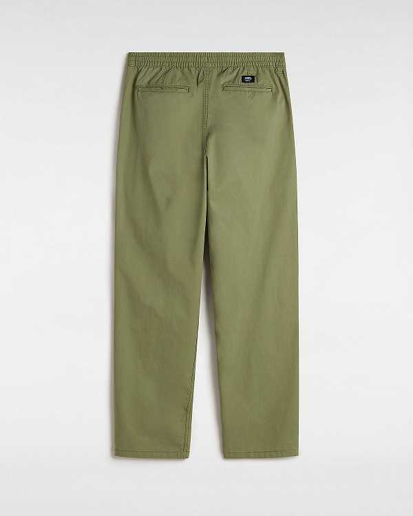 Green Men Vans Range Baggy Tapered Elastic Waist Pants Canada | VN6851724