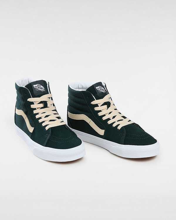 Green Men Vans Sk8-Hi Suede Skate Shoes Canada | VN3178492