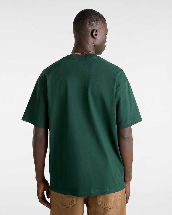 Green Men Vans Skate Global Dominance T Shirts Canada | VN8607451