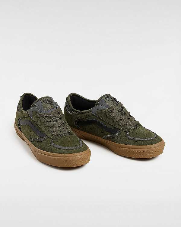 Green Men Vans Skate Rowley Sneakers Canada | VN9263018