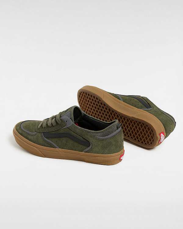 Green Men Vans Skate Rowley Sneakers Canada | VN9263018