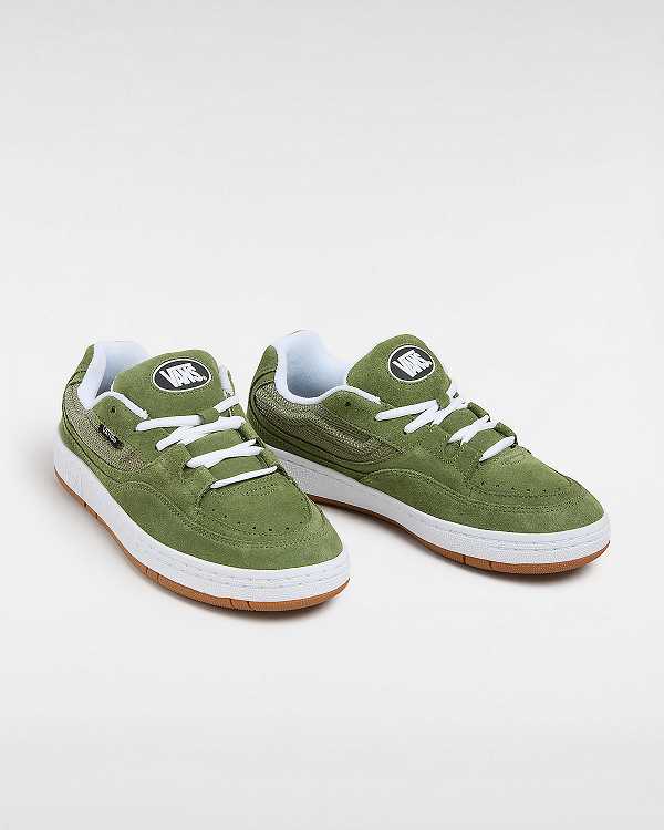 Green Men Vans Speed LS Skate Shoes Canada | VN4850319