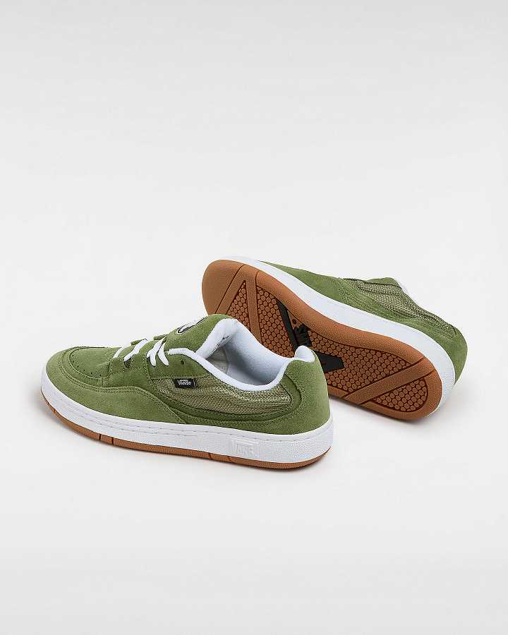 Green Men Vans Speed LS Skate Shoes Canada | VN4850319