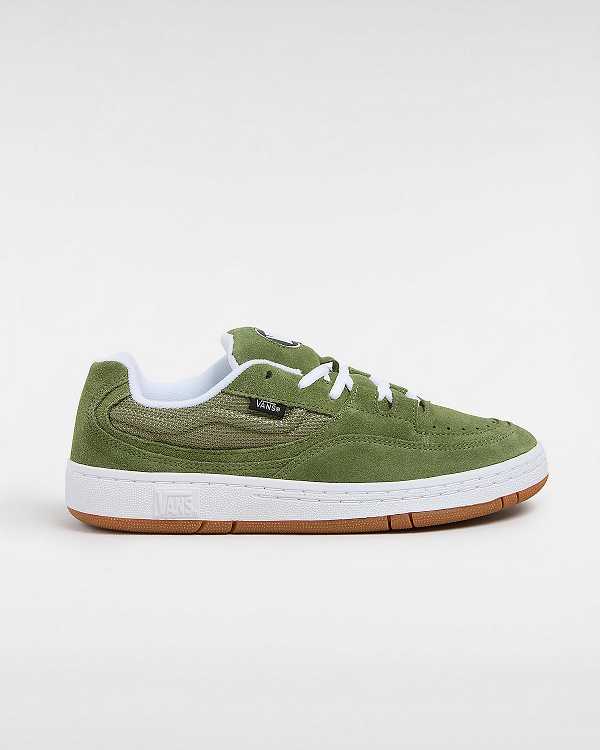 Green Men Vans Speed LS Skate Shoes Canada | VN4850319