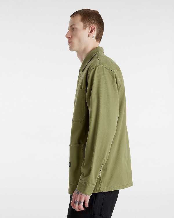 Green Men Vans Westfield Shacket Shirts Canada | VN8312560