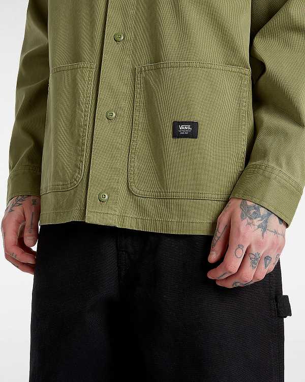 Green Men Vans Westfield Shacket Shirts Canada | VN8312560