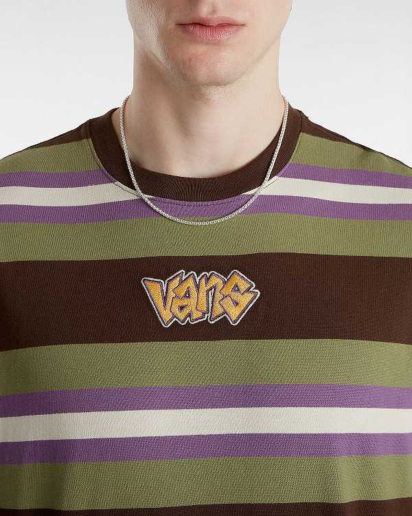 Green Men Vans Wilton Long Sleeve Knit T Shirts Canada | VN9265347