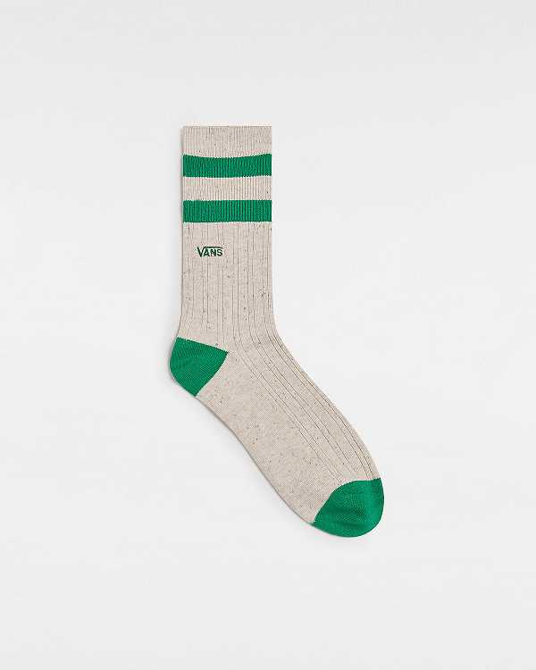 Green Unisex Vans Classic Crew (1 Pair) Socks Canada | VN4051236