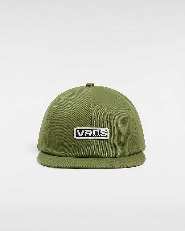 Green Unisex Vans Cushman Jockey Hats Canada | VN4178930