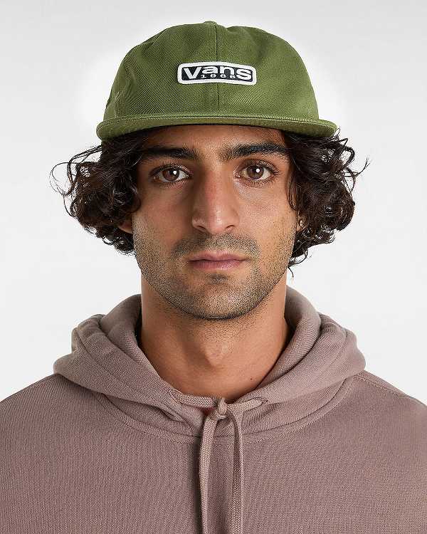 Green Unisex Vans Cushman Jockey Hats Canada | VN4178930