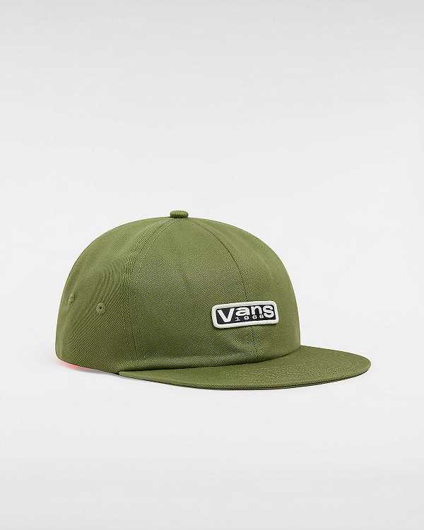 Green Unisex Vans Cushman Jockey Hats Canada | VN4178930