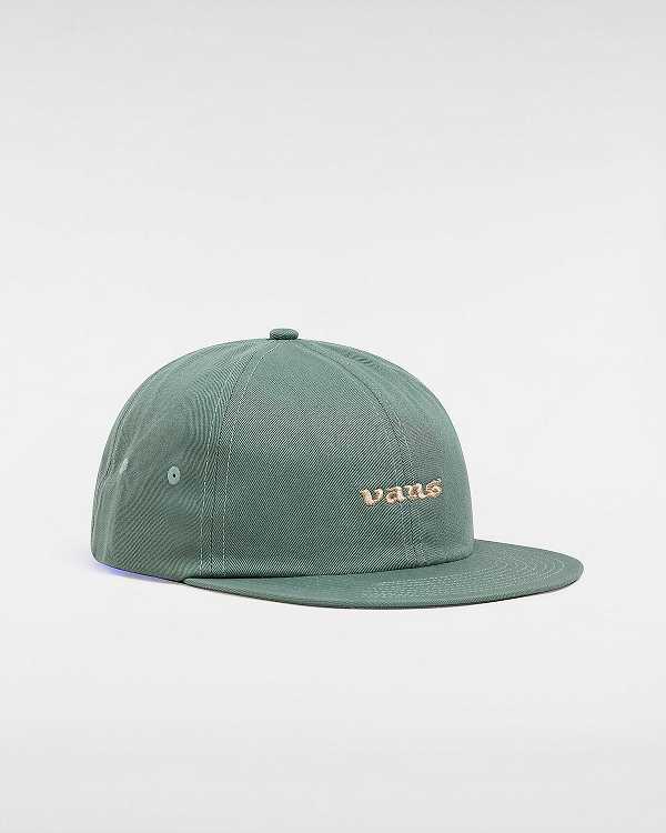 Green Unisex Vans Cushman Jockey Hats Canada | VN5618432