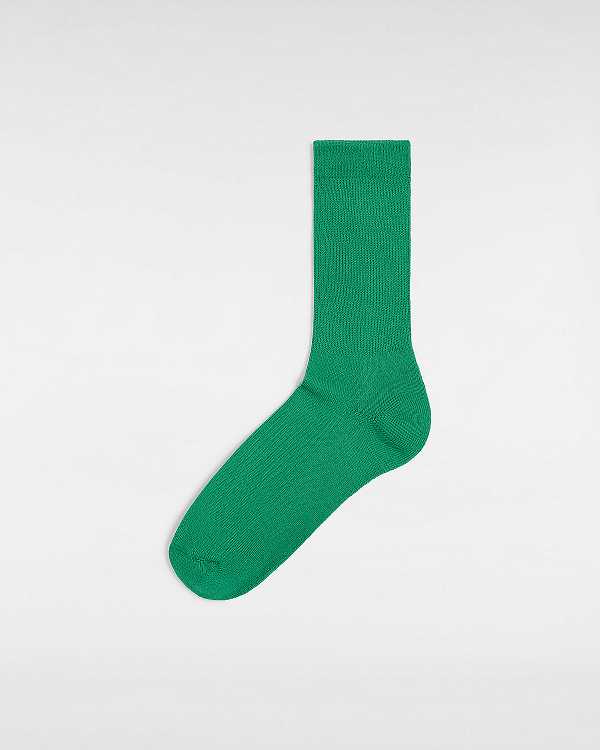 Green Unisex Vans Half Box Crew (1 Pair) Socks Canada | VN5430182