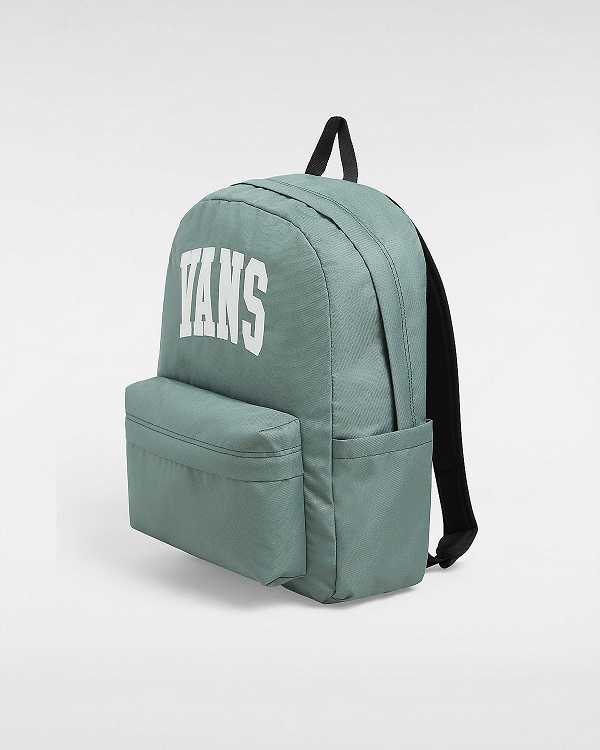 Green Unisex Vans Old Skool Backpacks Canada | VN3045762