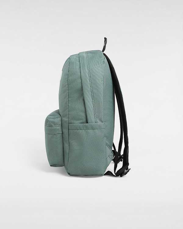 Green Unisex Vans Old Skool Backpacks Canada | VN3045762