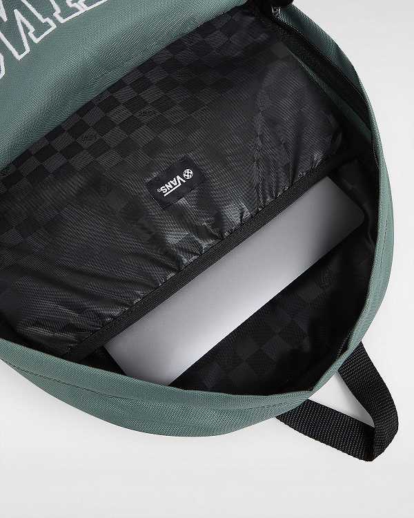 Green Unisex Vans Old Skool Backpacks Canada | VN3045762