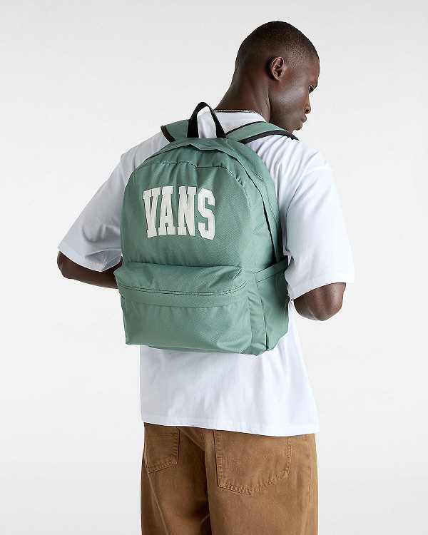 Green Unisex Vans Old Skool Backpacks Canada | VN3045762