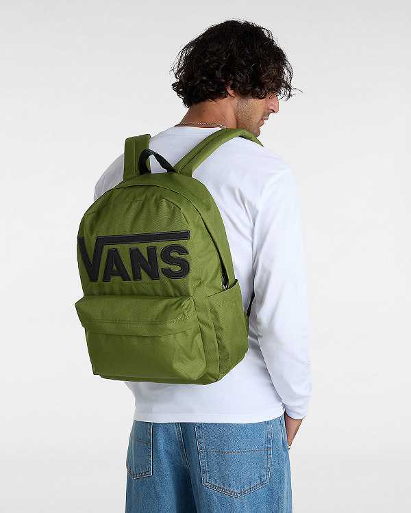 Green Unisex Vans Old Skool Drop V Backpacks Canada | VN5476201