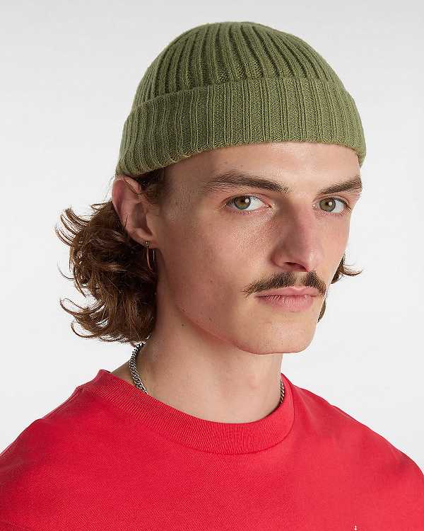 Green Unisex Vans Shallow Cuff Beanie Canada | VN3741520