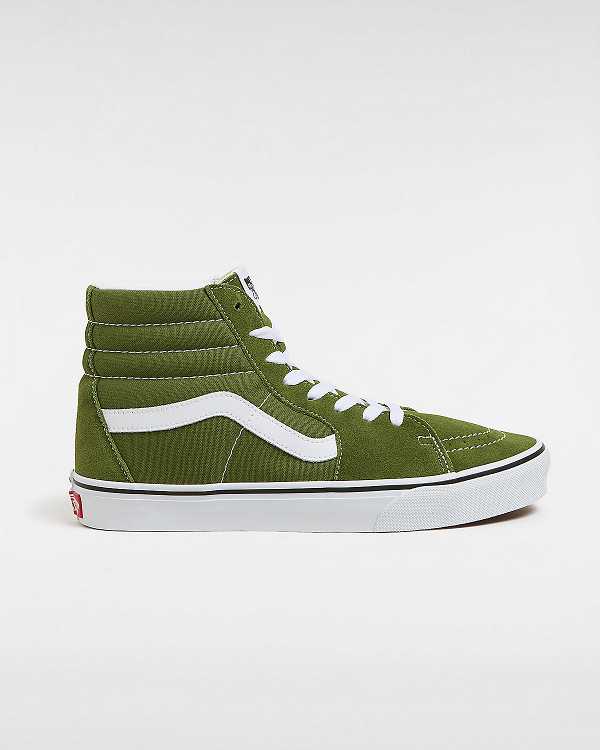 Green Women Vans Color Theory Sk8-Hi Sneakers Canada | VN4078539