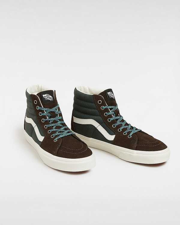 Green Women Vans Colour Theory Sk8-Hi Skate Shoes Canada | VN3574829