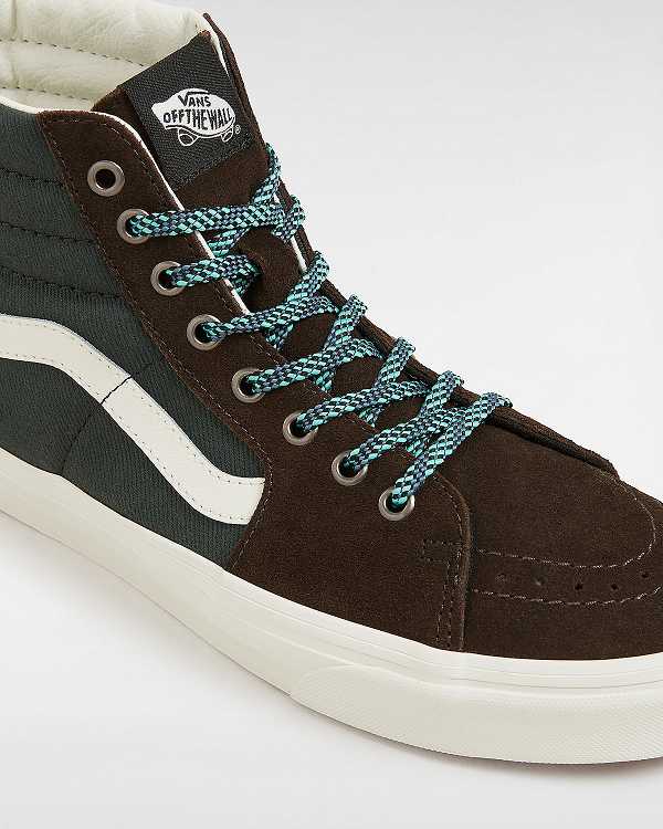 Green Women Vans Colour Theory Sk8-Hi Skate Shoes Canada | VN3574829