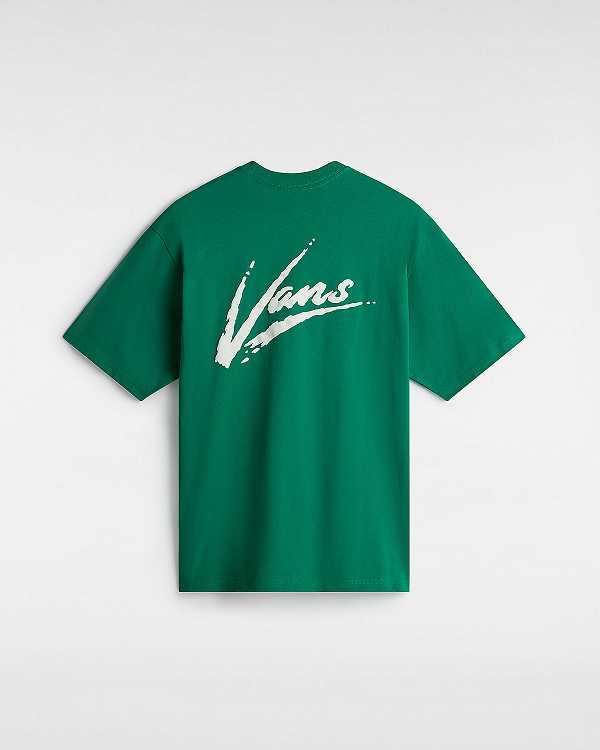 Green Women Vans Dettori Loose Fit T Shirts Canada | VN1247630