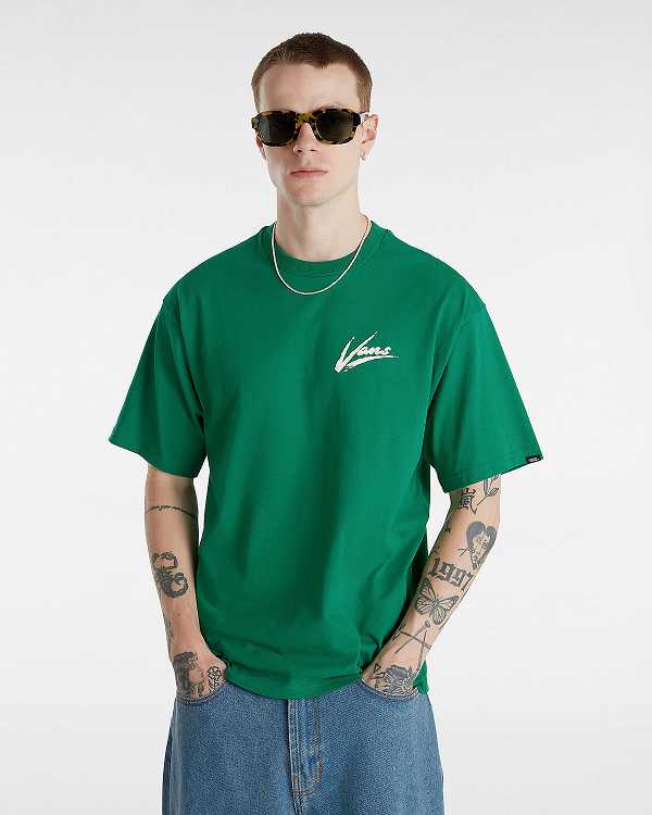 Green Women Vans Dettori Loose Fit T Shirts Canada | VN1247630