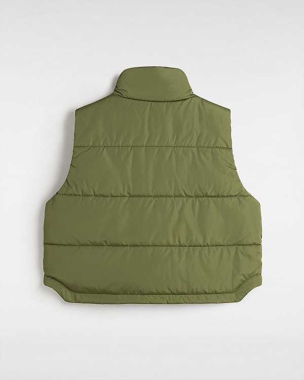 Green Women Vans MTE Foundry Vest Canada | VN1029457