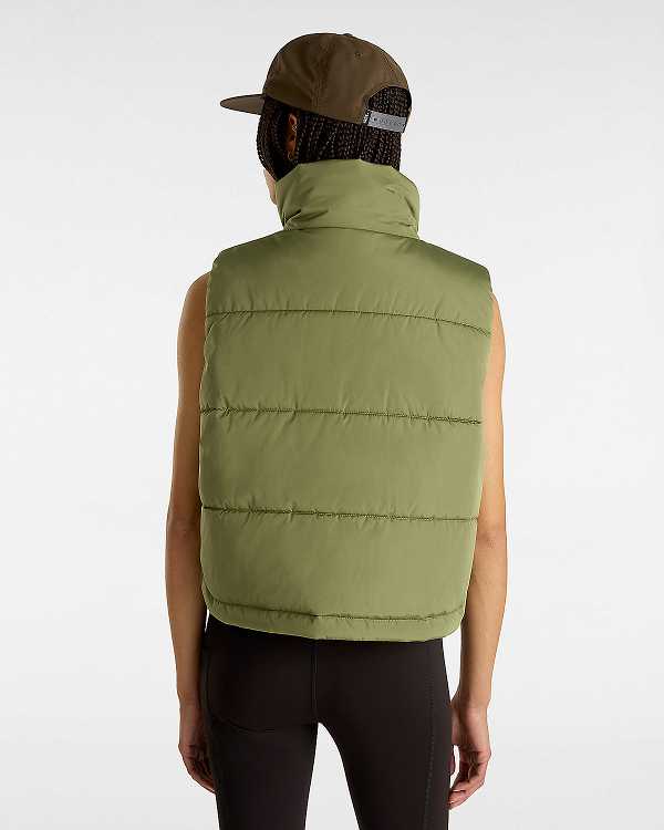 Green Women Vans MTE Foundry Vest Canada | VN1029457