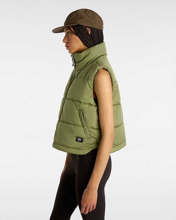 Green Women Vans MTE Foundry Vest Canada | VN1029457